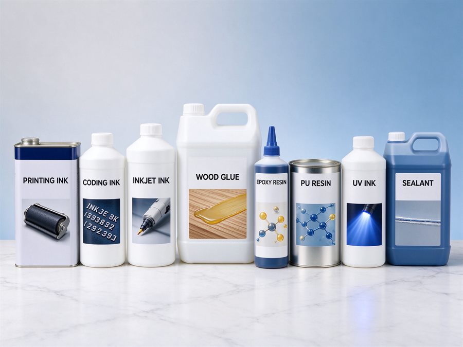 Inks, resins & adhesives