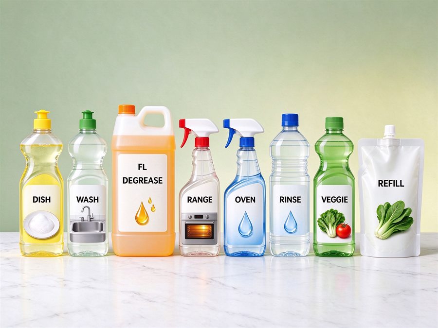 Dish soap & kitchen