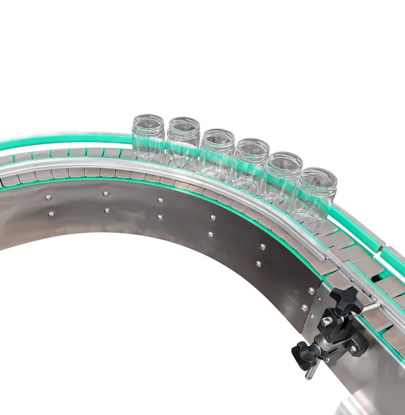 Turning conveyor belt