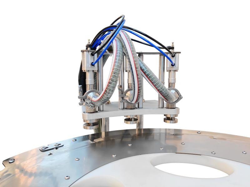 Precision filling, no drips or leaks