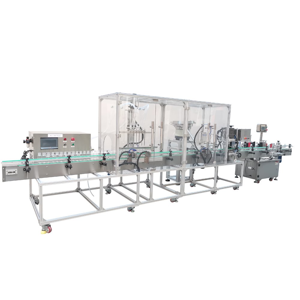 6-Head Filling, Capping, Labelling & Coding Line