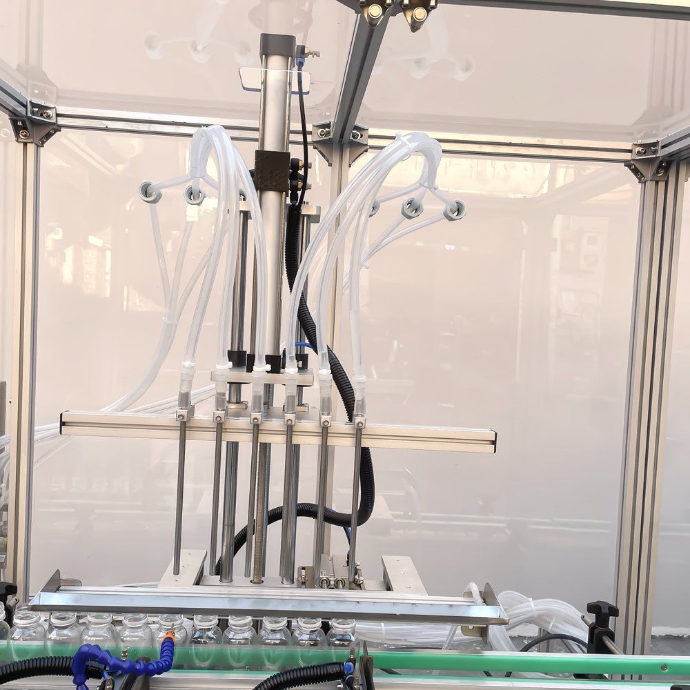 6-Head Filling, Capping, Labelling & Coding Line