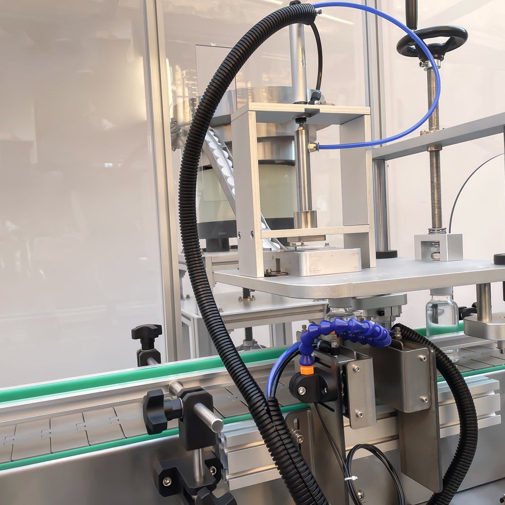 6-Head Filling, Capping, Labelling & Coding Line