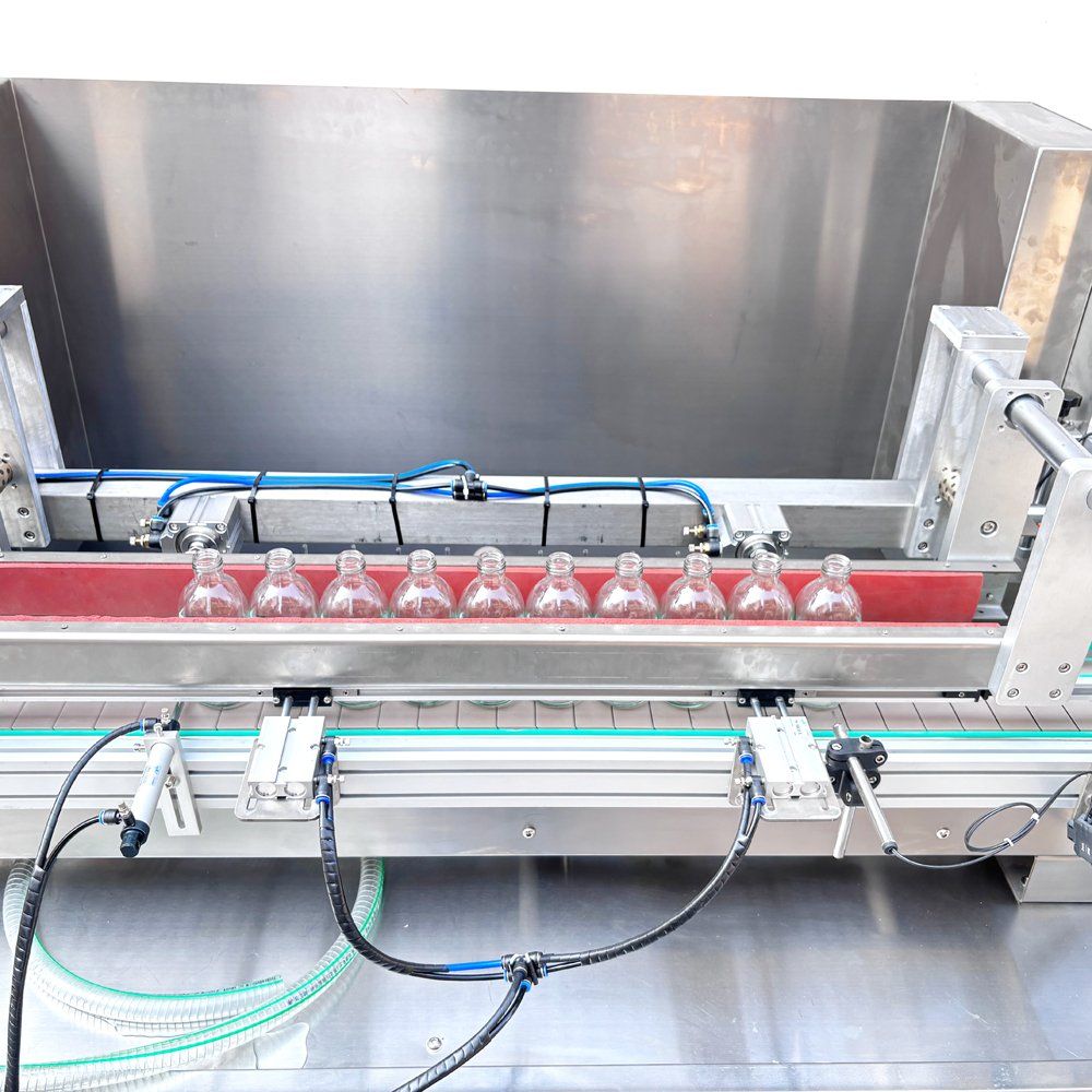 Bottle Washing, Piston Filling & Capping Line