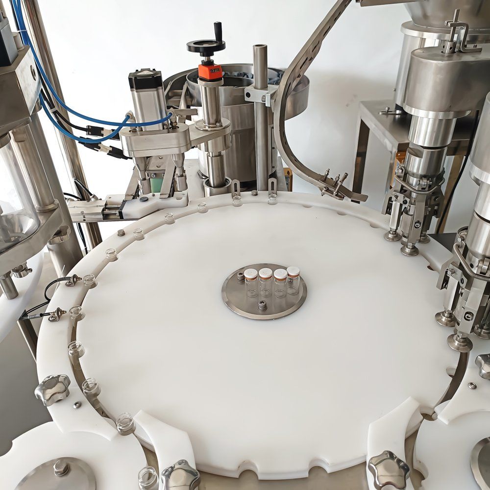 Dual-Head Powder Filling Machine