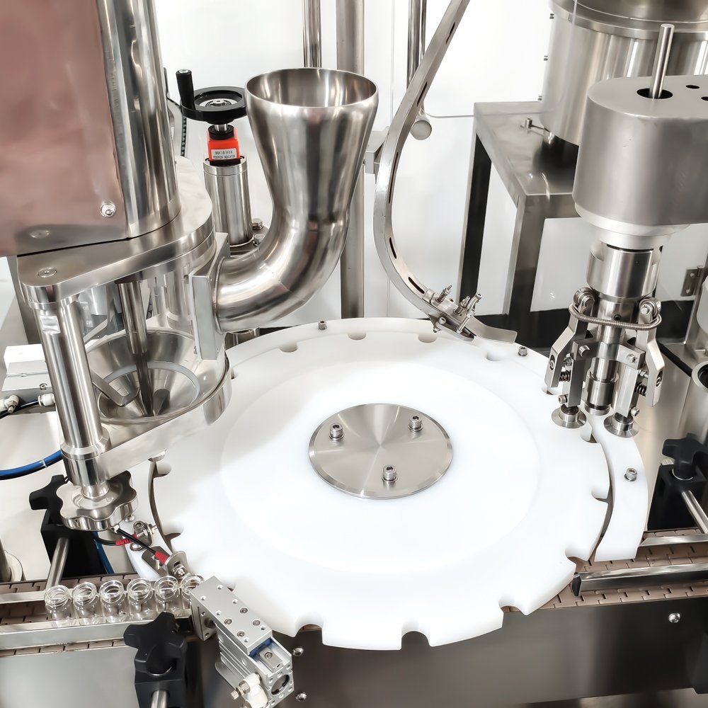 Dual-Head Powder Filling Machine