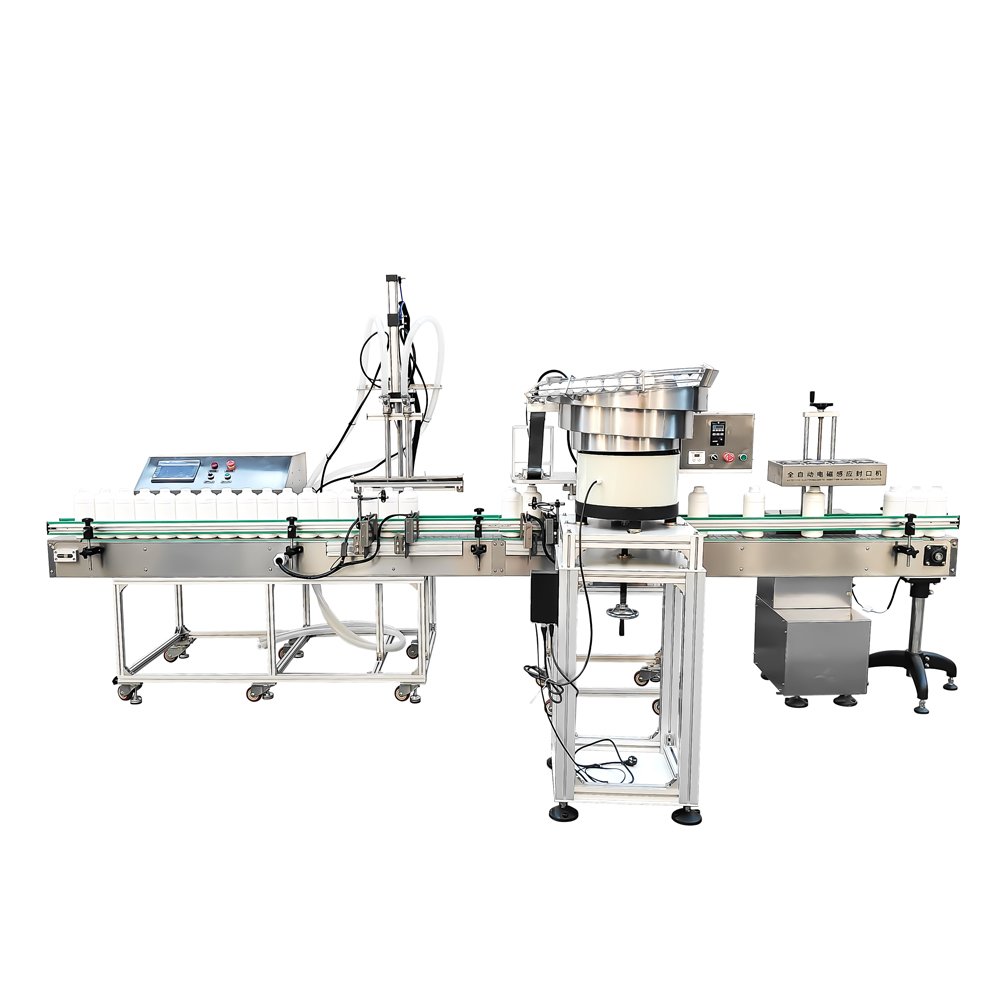 Filling, Bottom-Cap & Screw-Sealing Line