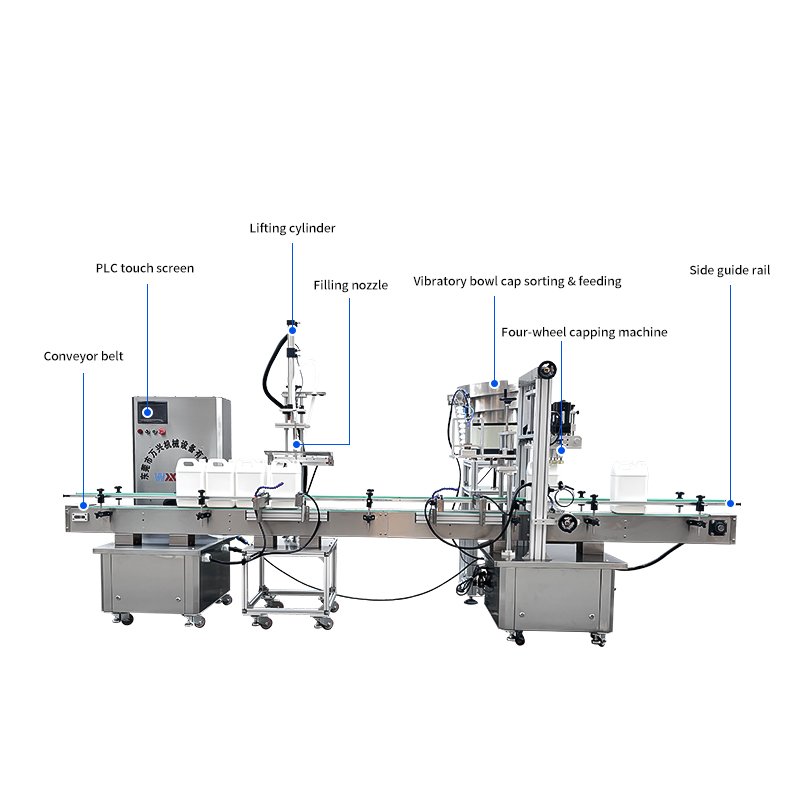 Peristaltic Pump Filling & Capping Line