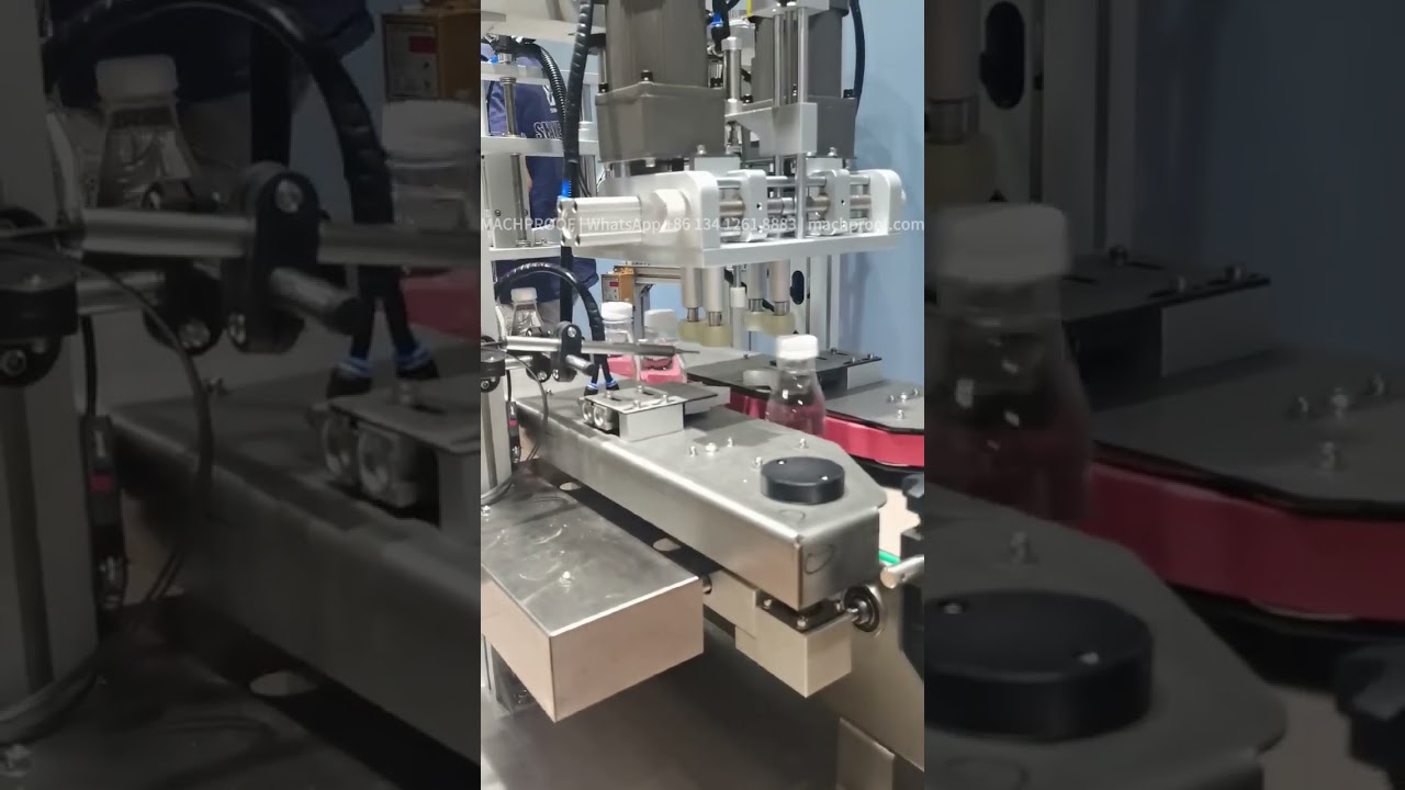 Liquid Filling Machine — PET Bottles — 100 ml PET bottle · filling & capping machine · magnetic pump · ±1%
