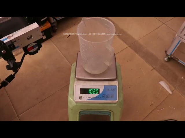 Liquid Filling Machine — Magnetic Drive Pump — 100 ml plastic bottle · magnetic drive pump · automatic