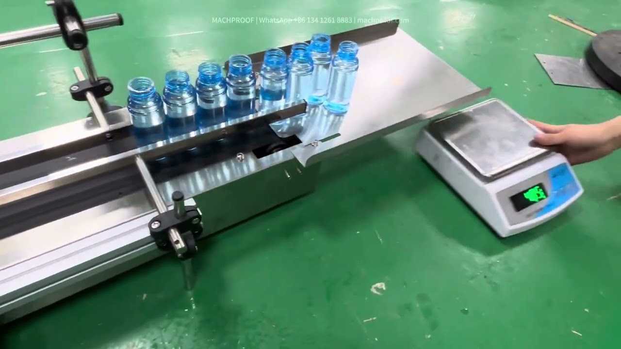Benchtop Filling Machine — Gear Pump — 100 ml plastic bottle · gear pump · benchtop automatic