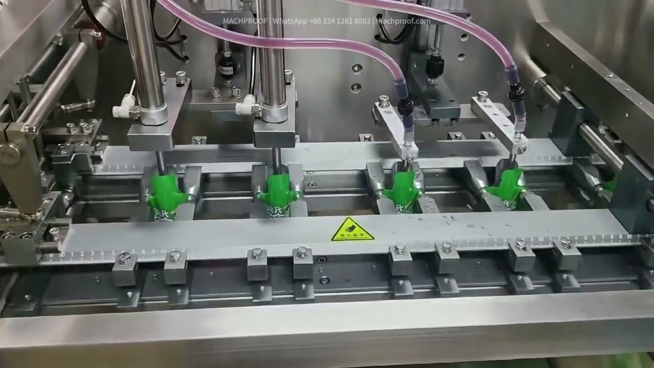 Liquid Pouch Filling & Sealing Machine — 100–1000 ml no-spout pouch · automatic