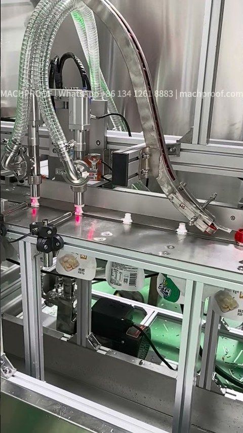 Yogurt Pouch Filling & Capping Line