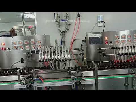 High-Speed Vial Filling Machine — 10-50 ml Glass Vial · 20 Heads · Metering