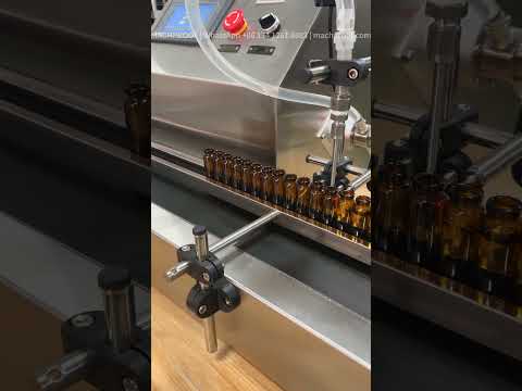 Vial Filling Machine — Single Head — 10-50 ml Glass Vial · 5 L Magnetic Pump · ±1%