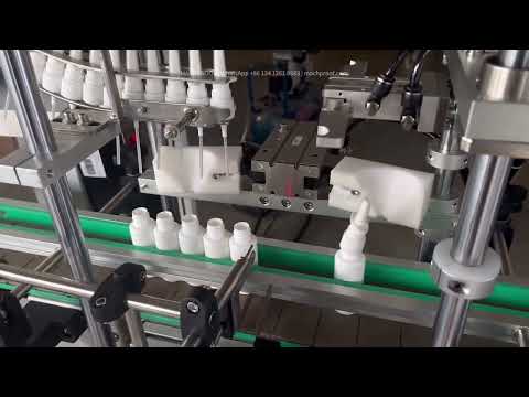 Nasal Spray Filling & Capping Machine — 10-30 ml · 6 Heads · Flocked Cap Feeder