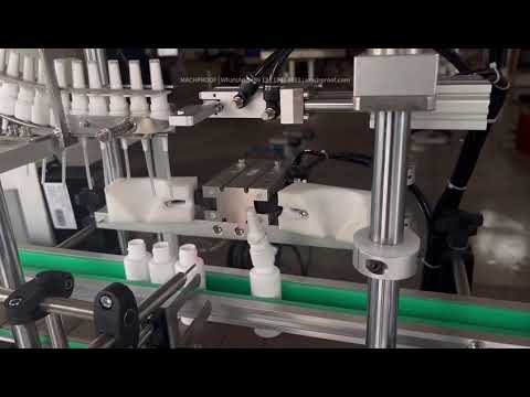 Nasal Spray Bottle Filling Machine — 10-30 ml · 6 Heads · 5 L Magnetic Pump · ±1%