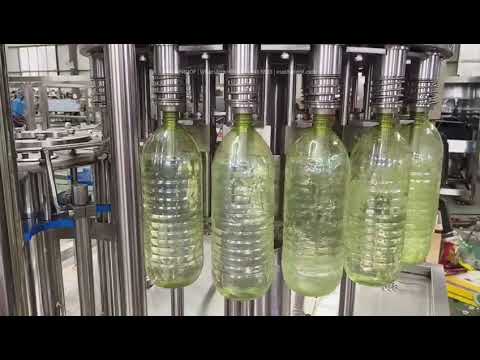 Ice Pack Liquid Filling Machine — 0.8 L Soft PET Bottle · 18 Heads · 3-in-1 Filling & Capping